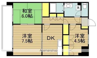 スエタケビル【6階】の間取り