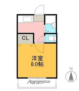 1Kの間取り画像