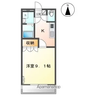 アメニティーグリーン【2階】の間取り