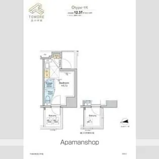 TOMORE品川中延【10階】の間取り