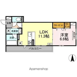 Asakawa1【2階】の間取り