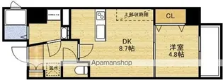 SERENITE江坂四番館【3階】の間取り