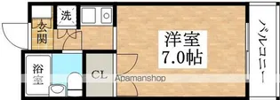 ラテール西田弐番館【4階】の間取り