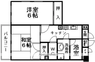 シャンボール本通【501号室】の間取り