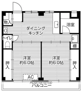 ビレッジハウス鎌ヶ谷3号棟【4階】の間取り