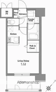 エンクレスト天神STAGE【11階】の間取り