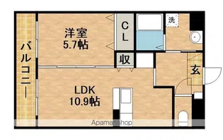 エスペランサ【1階】の間取り