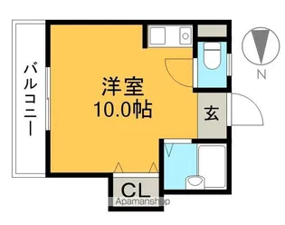 ハイツ六泉Ⅱ【2階】の間取り