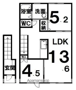 SPACE TRIP29【2階】の間取り