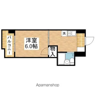 サン・スグモビル【302号室】の間取り