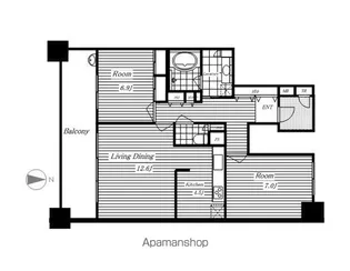 プライムメゾン矢田南【3階】の間取り