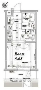 メイクスデザイン参宮橋【2階】の間取り