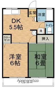 シティハイムひつじ【201号室】の間取り