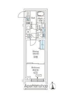 東京都練馬区桜台3丁目【マンション】の間取り
