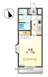 リヴェール・カノン【205号室】の間取り