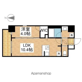 プレサンス ロジェ 車道駅前SOUTH【13階】の間取り