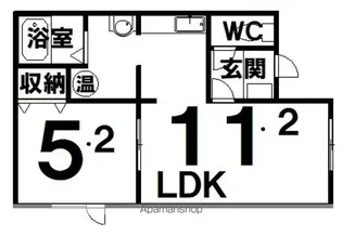 メゾンMORE【2階】の間取り