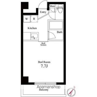 フェイバークレセント【1階】の間取り