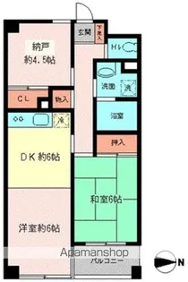 K HOUSE1【4階】の間取り