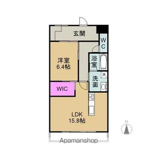 GRAN R TATSUMI【5階】の間取り