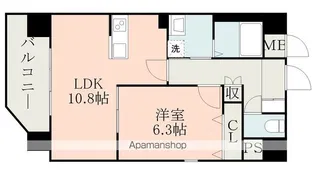 オーネスト九品寺【7階】の間取り