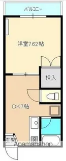 コーポアクア【A-1号室】の間取り