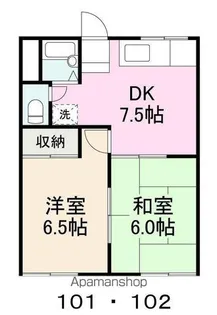 グレースハイム【101号室】の間取り