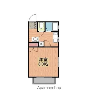 GRANDE.K【102号室】の間取り