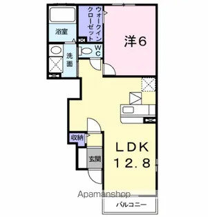 グラース・レノマ【1階】の間取り