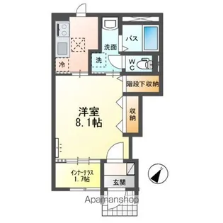 シルクⅡ【1階】の間取り