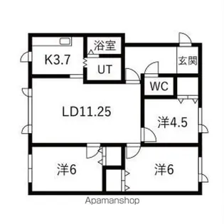さんろくM【2階】の間取り