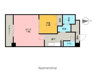 ALATO白壁(旧レジディア白壁)【6階】の間取り