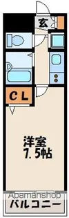 エルピス高宮駅前【8階】の間取り