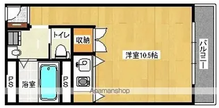 グリーンドゥダイワ【7階】の間取り