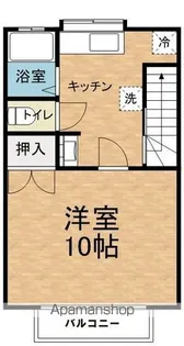 CASAマサキE【201号室】の間取り