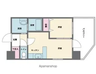 HF西新宿レジデンスEAST【12階】の間取り