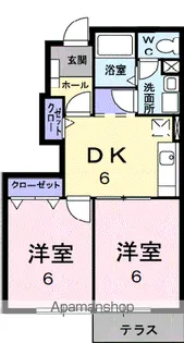 ローゼンハイム【1階】の間取り