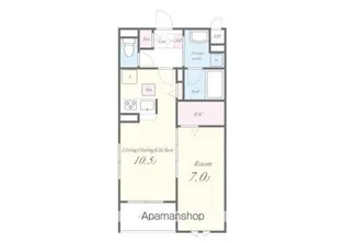 LE SOLEIL(ル・ソレイユ)【3階】の間取り