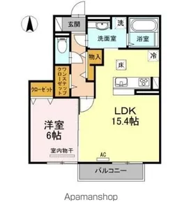 リュクレールA【1階】の間取り