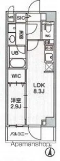 シーズンフラッツ押上テラス【1階】の間取り