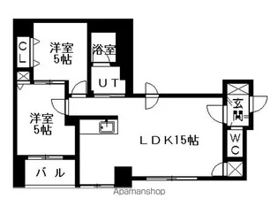 フェイス【4階】の間取り