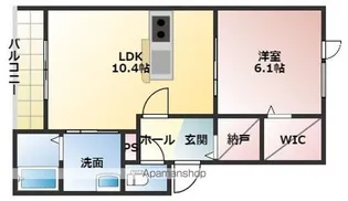 EAGLEⅩ【3階】の間取り