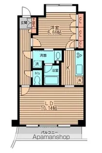 ガーデン目黒南【2階】の間取り
