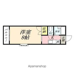 スカイアロー【1階】の間取り