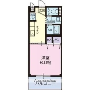 サープラス東郷Ⅱ【203号室】の間取り