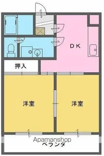 マーキュリーII【1階】の間取り