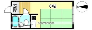 カレッジアンハウス玄琢【309号室号室】の間取り