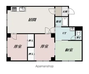 パレス3.25【41号室】の間取り
