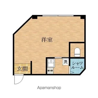 扇ビル1Rマンション【302号室】の間取り