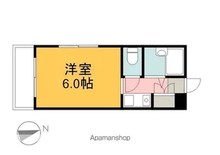 リバーハイツ【2階】の間取り